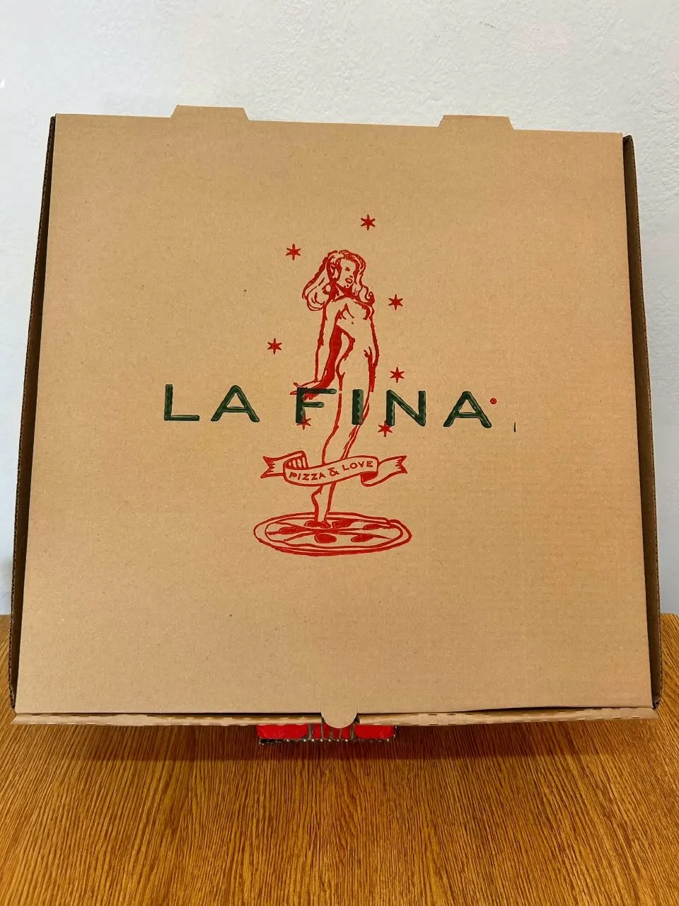 Caja impresa para La Fina