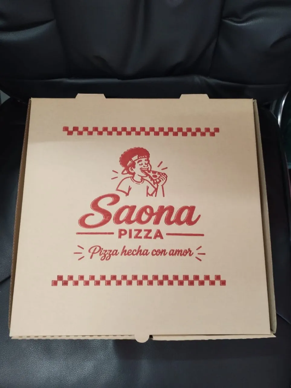 Caja impresa para Saona Pizza